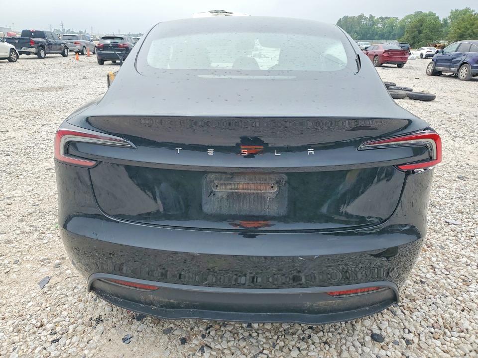 2024 Tesla Model 3 VIN 5YJ3E1EA4RF858091 COPART salvage auction — REAR END, Tx - Certificate Of Title, sold $150 on 2026-07-28 (photo 6)