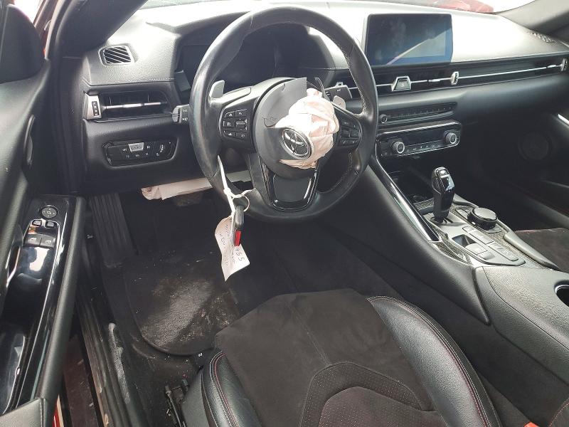 2021 Toyota Supra VIN WZ1DB2C01MW036755 COPART salvage auction — FRONT END, Tx - Salvage Vehicle Title, sold $1,800 on 2026-07-23 (photo 8)