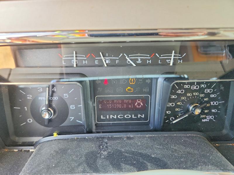 2010 Lincoln Navigator VIN 5LMJJ2H53AEJ10356 COPART salvage auction — FRONT END, Tx - Salvage Vehicle Title, sold $1,750 on 2026-07-02 (photo 9)