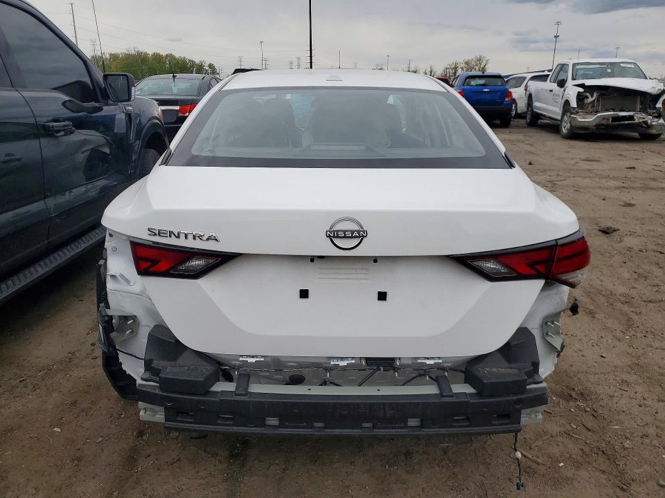 2025 Nissan Sentra VIN 3N1AB8CV3SY296745 COPART salvage auction — FRONT END, Az - Cert Of Title - Salvage, sold $3,200 on 2026-07-09 (photo 6)