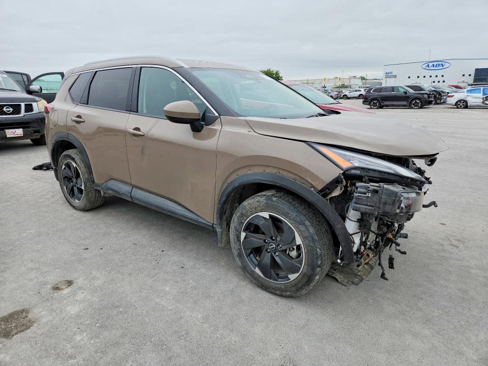 2024 Nissan Rogue VIN JN8BT3BA7RW360307 COPART salvage auction — FRONT END, Ok - Cert Of Title-Rebuilt, sold $3,800 on 2026-07-24 (photo 4)