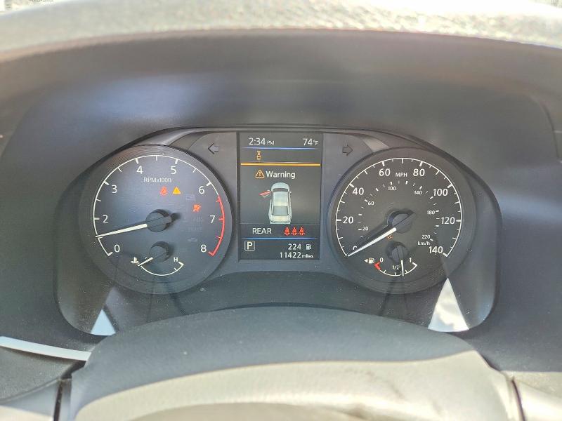 2025 Nissan Altima VIN 1N4BL4BV1SN304451 COPART salvage auction — FRONT END, Ca - Salvage Certificate, sold $7,300 on 2026-07-30 (photo 9)
