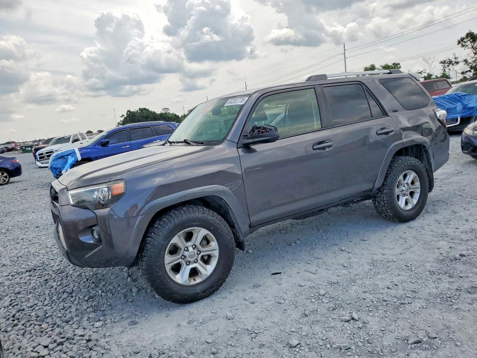2021 Toyota 4runner VIN JTEEU5JR3M5233492 COPART salvage auction — SIDE, Fl - Certificate Of Destruction, sold $9,400 on 2026-07-06 (photo 1)