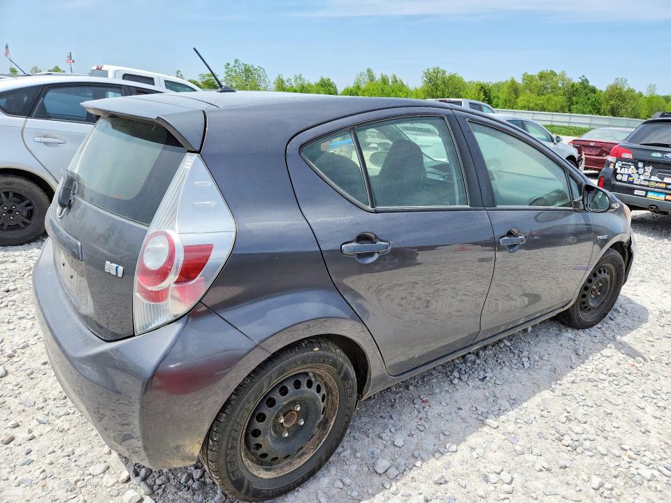 2014 Toyota Prius c VIN JTDKDTB38E1568214 COPART salvage auction — FRONT END, MI - CERTIFICATE OF TITLE, sold $525 on 2026-07-16 (photo 3)