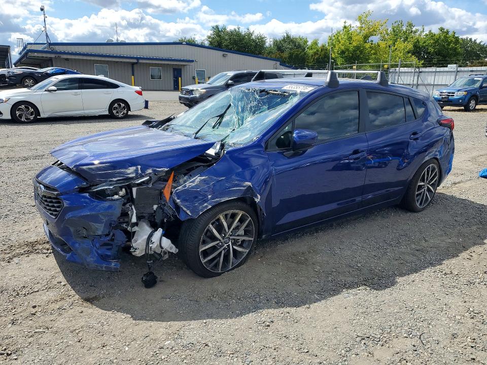 2026 Subaru Impreza VIN JF1GUAFC9T8205614 COPART salvage auction — FRONT END, CA - SALVAGE CERTIFICATE, sold $1,250 on 2026-07-14 (photo 1)