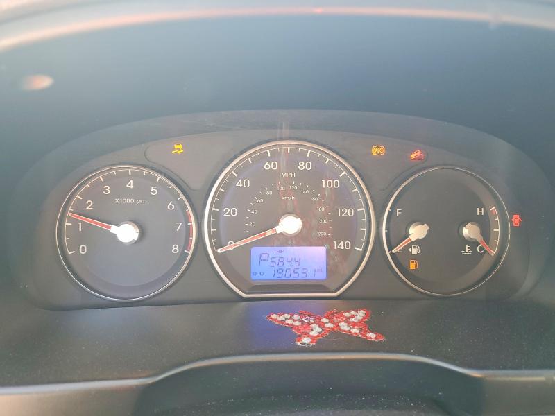 2012 Hyundai Santa fe VIN 5XYZG3AB9CG169209 COPART salvage auction — REAR END, Id - Salvage Certificate Of Title, sold $125 on 2026-07-21 (photo 9)