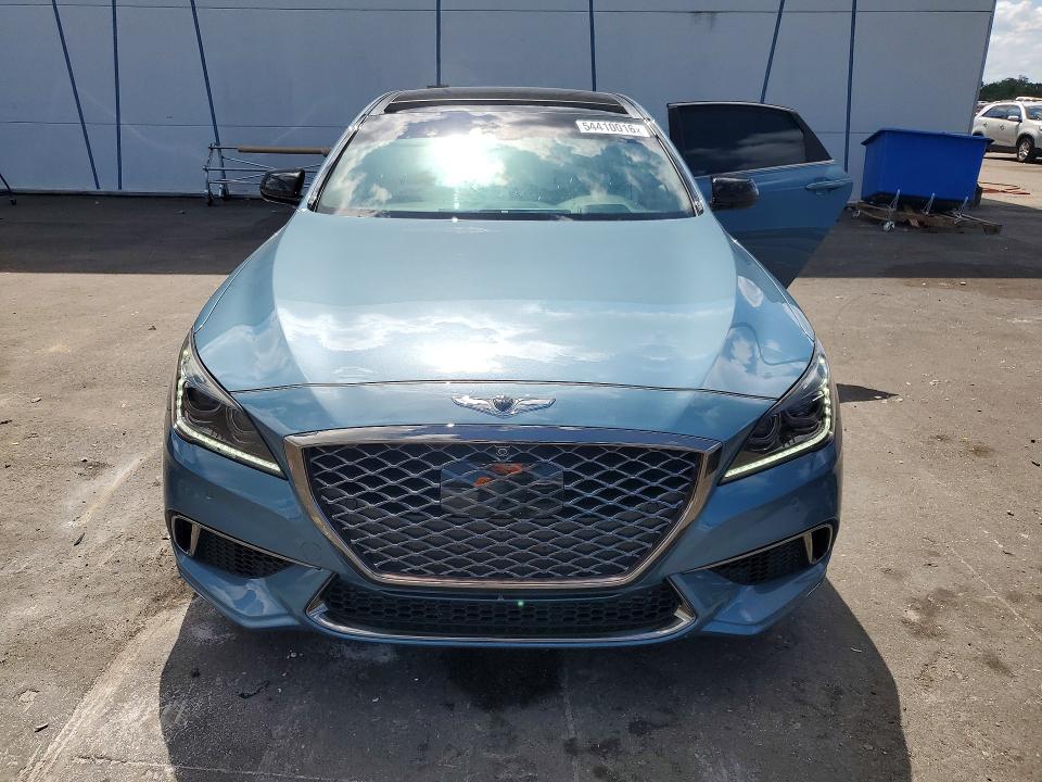 2018 Genesis G80 VIN KMHGN4JB9JU223148 COPART salvage auction — REAR END, Fl - Cert Of Title Slvg Rebuildable, sold $11,200 on 2026-08-03 (photo 5)