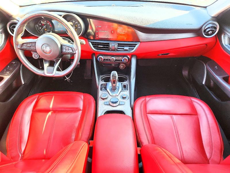 2021 Alfa romeo Giulia VIN ZARFAMBN0M7639733 COPART salvage auction — FRONT END, Tx - Certificate Of Title, sold $4,600 on 2026-07-23 (photo 8)