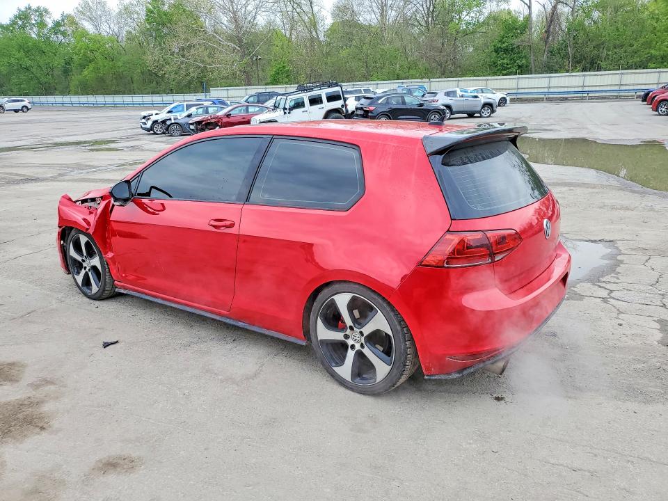 2015 Volkswagen Gti VIN 3VWYT7AU1FM057329 COPART salvage auction — FRONT END, Pa - Certificate Of Salvage, sold $5,100 on 2026-07-02 (photo 2)