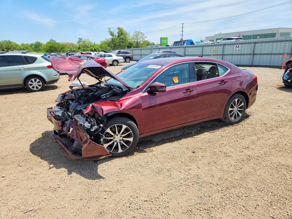 2015 Acura Tlx VIN 19UUB1F56FA003915 COPART salvage auction — FRONT END, Il - Salvage Certificate, sold $575 on 2026-07-10 (photo 1)