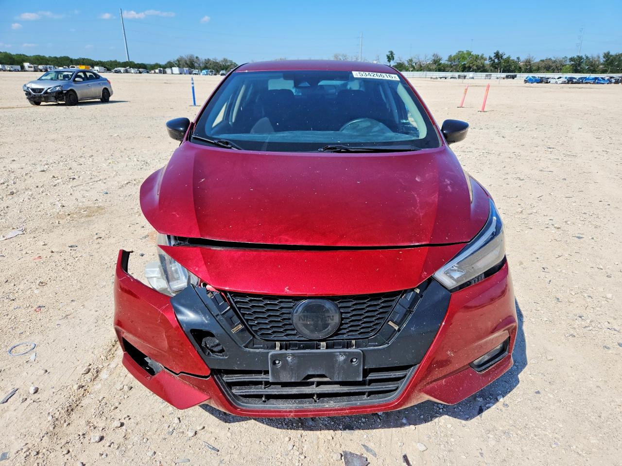 2021 Nissan Versa VIN 3N1CN8FV9ML918826 COPART salvage auction — Front End, TX - SALVAGE VEHICLE TITLE, sold $3,900 on 2026-07-09 (photo 5)