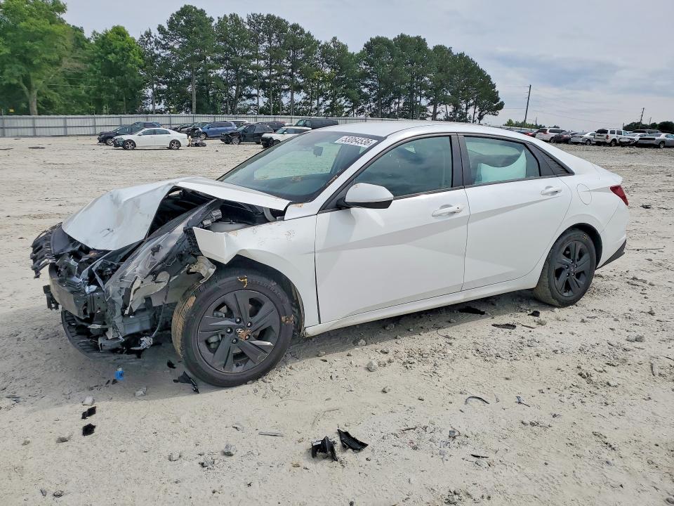 2022 Hyundai Elantra VIN 5NPLS4AG8NH053887 COPART salvage auction — FRONT END, GA - CERT OF TITLE-SALVAGE, sold $2,850 on 2026-07-08 (photo 1)