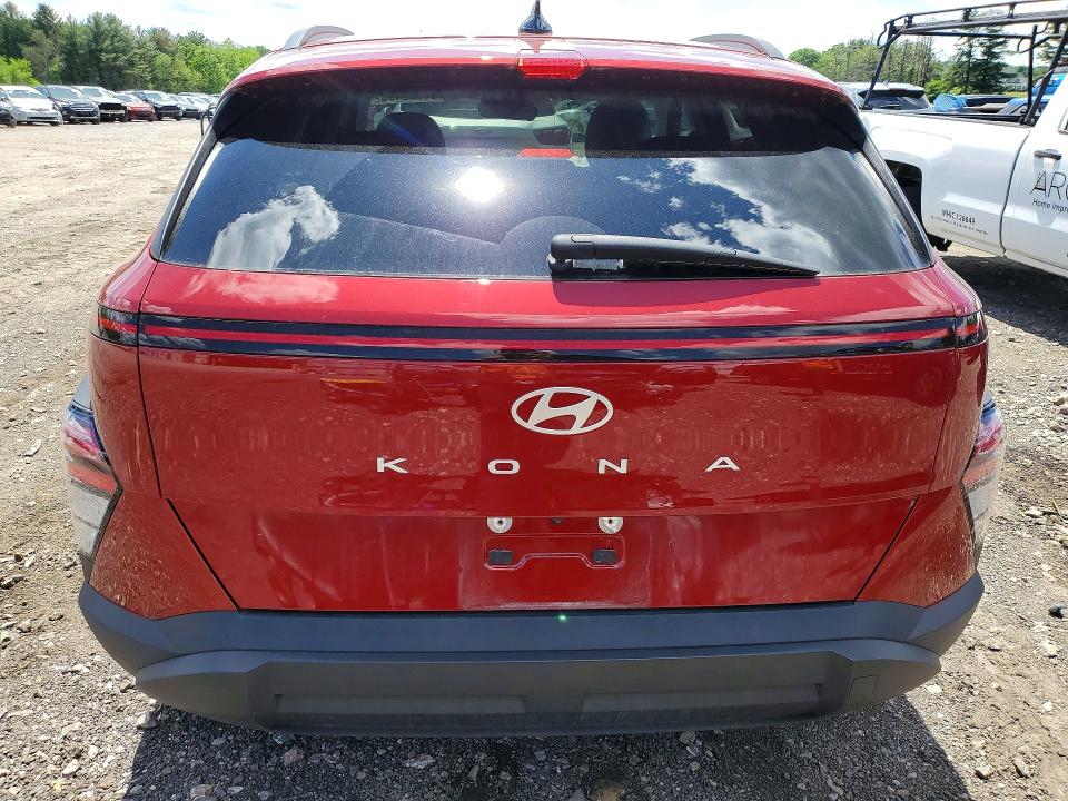 2024 Hyundai Kona VIN KM8HB3AB4RU084937 COPART salvage auction — FRONT END, Md - Cert Of Salvage > 75% Damage, sold $6,300 on 2026-07-27 (photo 6)