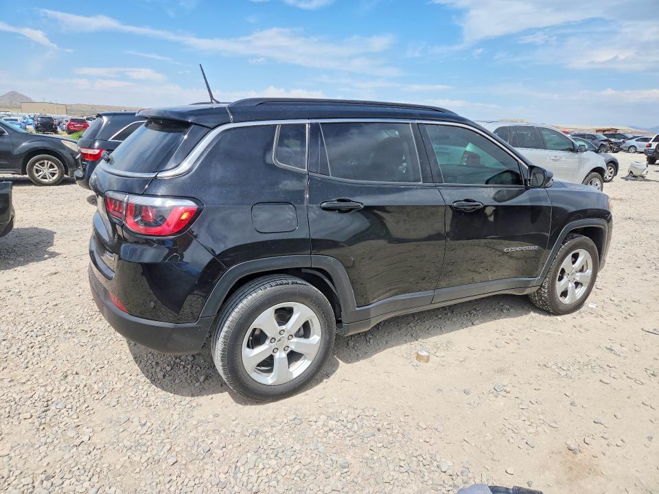 2018 Jeep Compass VIN 3C4NJCBB2JT461756 COPART salvage auction — FRONT END, Ut - Salvage Certificate, sold $2,550 on 2026-07-31 (photo 3)
