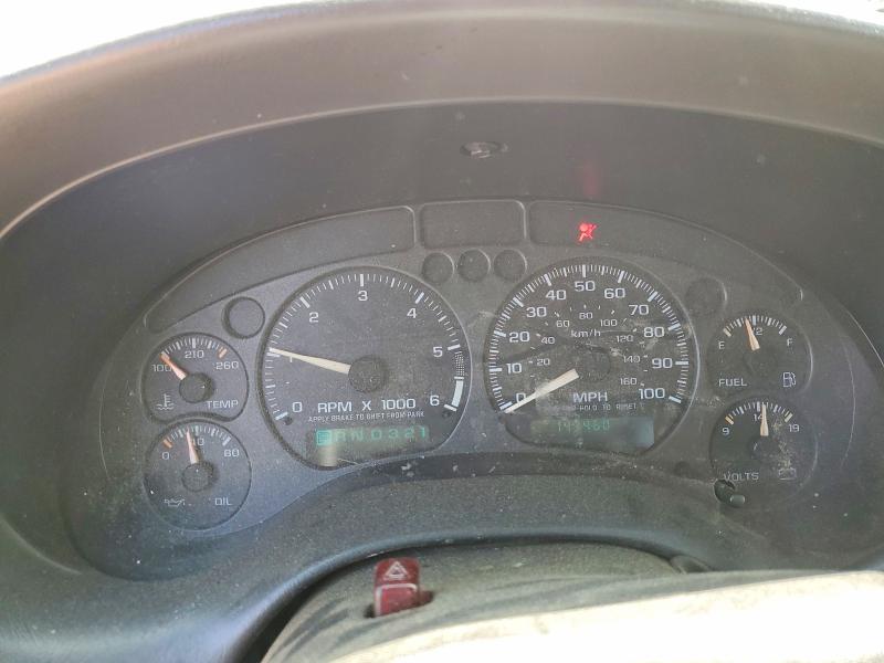 1999 Chevrolet S-10 pickup VIN 1GCCT19W0X8160523 COPART salvage auction — FRONT END, NC - SALVAGE CERTIFICATE OF TITLE, sold $850 on 2026-07-06 (photo 9)