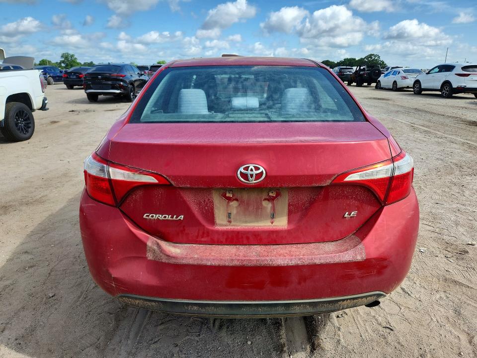 2014 Toyota Corolla VIN 2T1BURHE0EC221886 COPART salvage auction — FRONT END, Al - Cert Of Title-Salvage Title, sold $1,500 on 2026-07-02 (photo 6)
