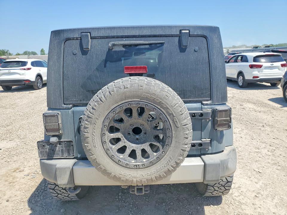 2014 Jeep Wrangler / VIN 1C4BJWEG1EL106199 COPART salvage auction — REAR END, Ks - Cert Of Title-Salvage, sold $5,700 on 2026-07-09 (photo 6)