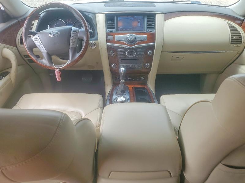 2017 Infiniti VIN JN8AZ2NE0H9153970 COPART salvage auction — REAR END, Tx - Salvage Vehicle Title, sold $3,550 on 2026-07-14 (photo 8)