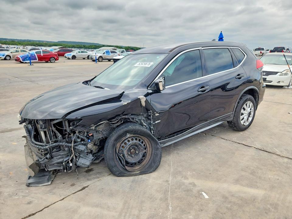 2017 Nissan Rogue VIN JN8AT2MV3HW264386 COPART salvage auction — FRONT END, Tx - Salvage Vehicle Title, sold $600 on 2026-07-16 (photo 1)