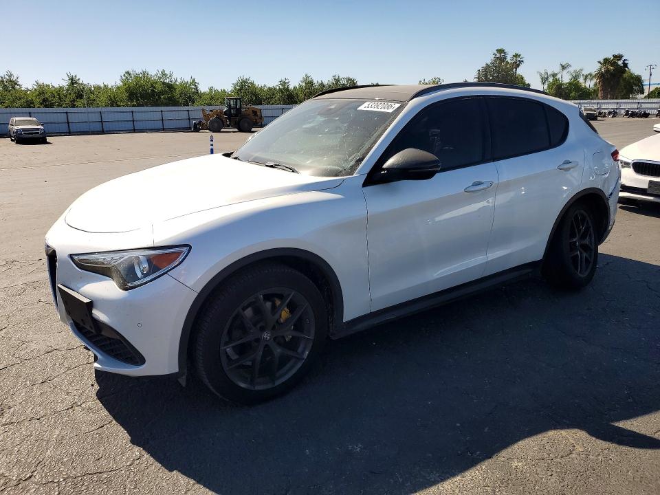 2019 Alfa romeo VIN ZASPAKBN2K7C49398 COPART salvage auction — REAR END, Ca - Salvage Certificate, sold $8,300 on 2026-07-20 (photo 1)