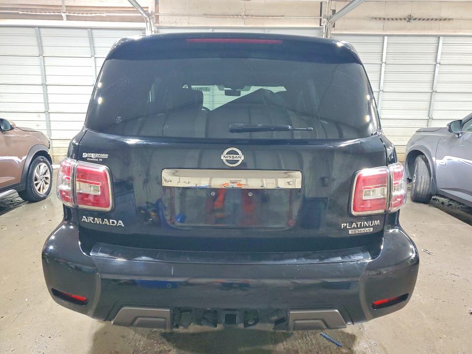 2018 Nissan Armada VIN JN8AY2NF6J9332466 COPART salvage auction — FRONT END, Tn - Salvage Certificate, sold $4,800 on 2026-07-21 (photo 6)
