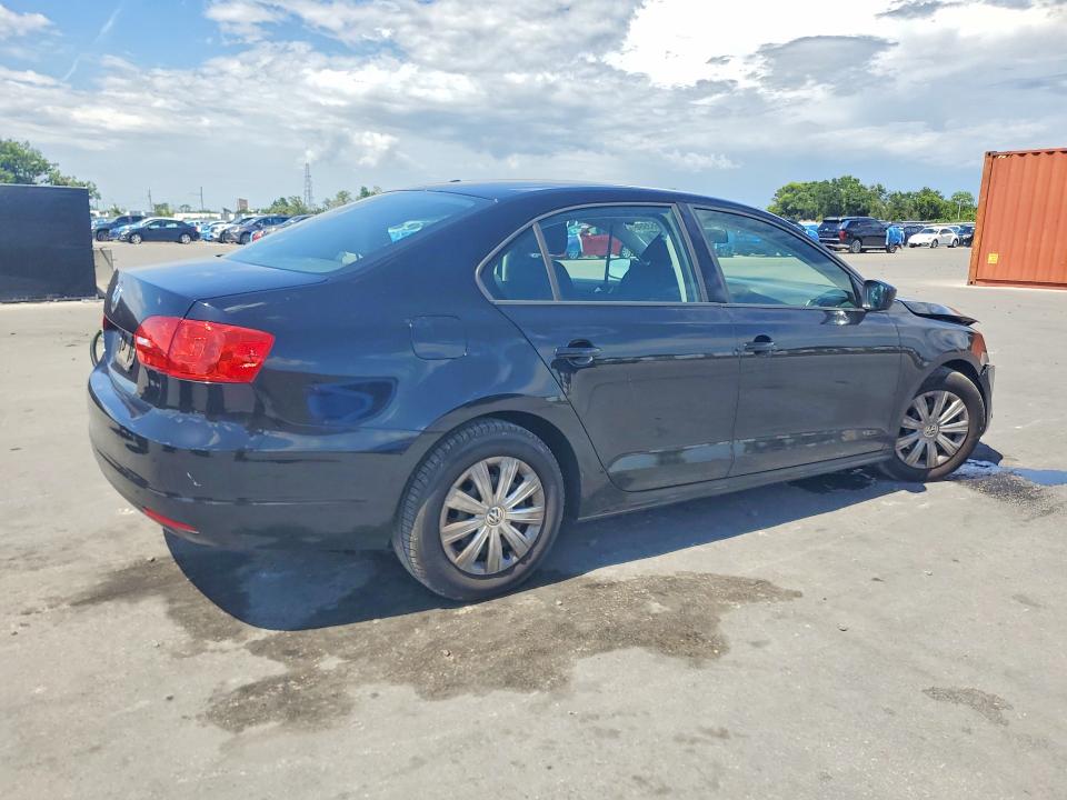 2014 Volkswagen Jetta VIN 3VW2K7AJ7EM442021 COPART salvage auction — FRONT END, FL - CERT OF TITLE SLVG REBUILDABLE, sold $750 on 2026-07-02 (photo 3)