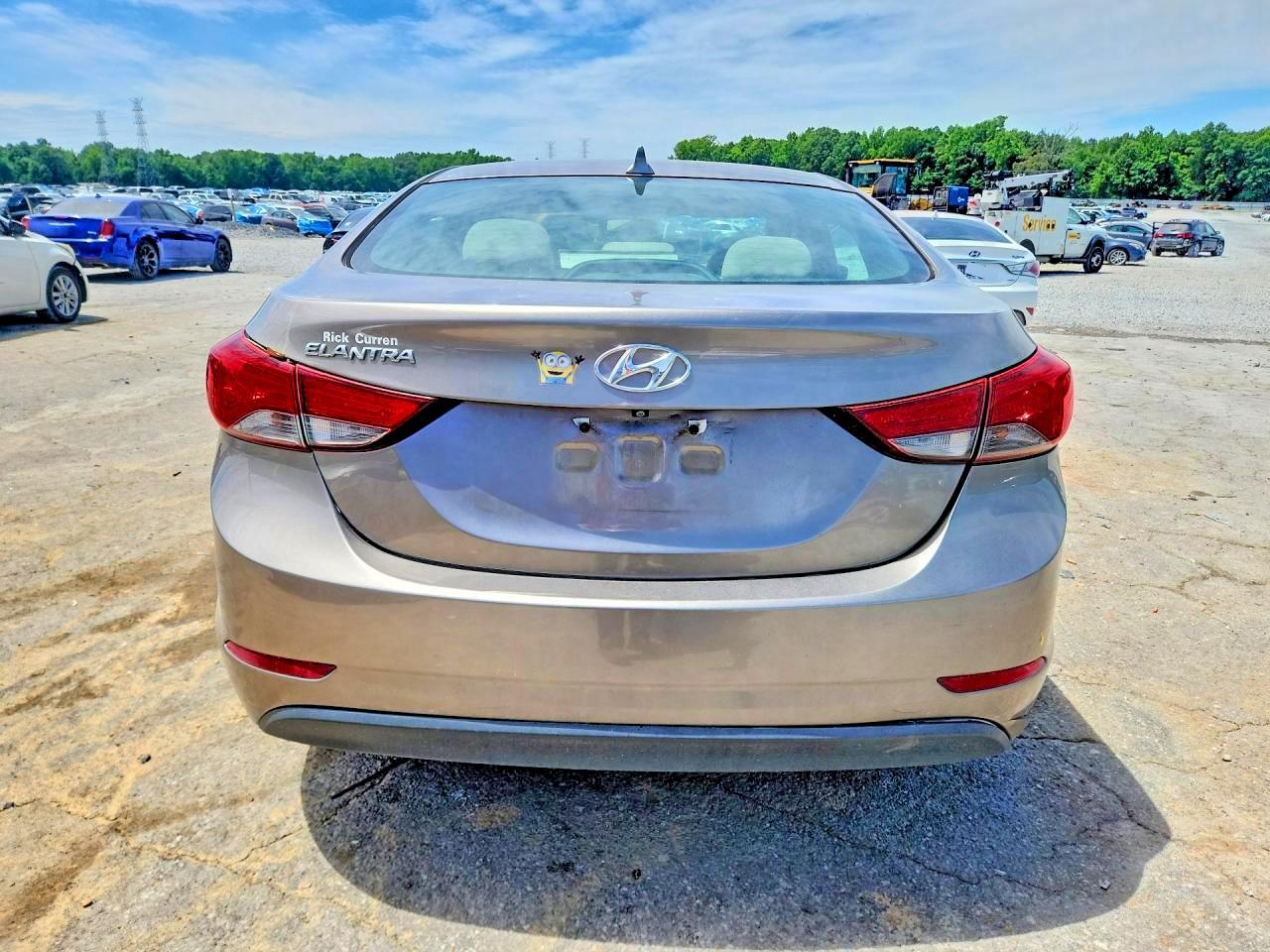 2014 Hyundai Elantra VIN 5NPDH4AE9EH530344 COPART salvage auction — Normal Wear, NY - CERTIFICATE OF TITLE, sold $725 on 2026-07-09 (photo 6)