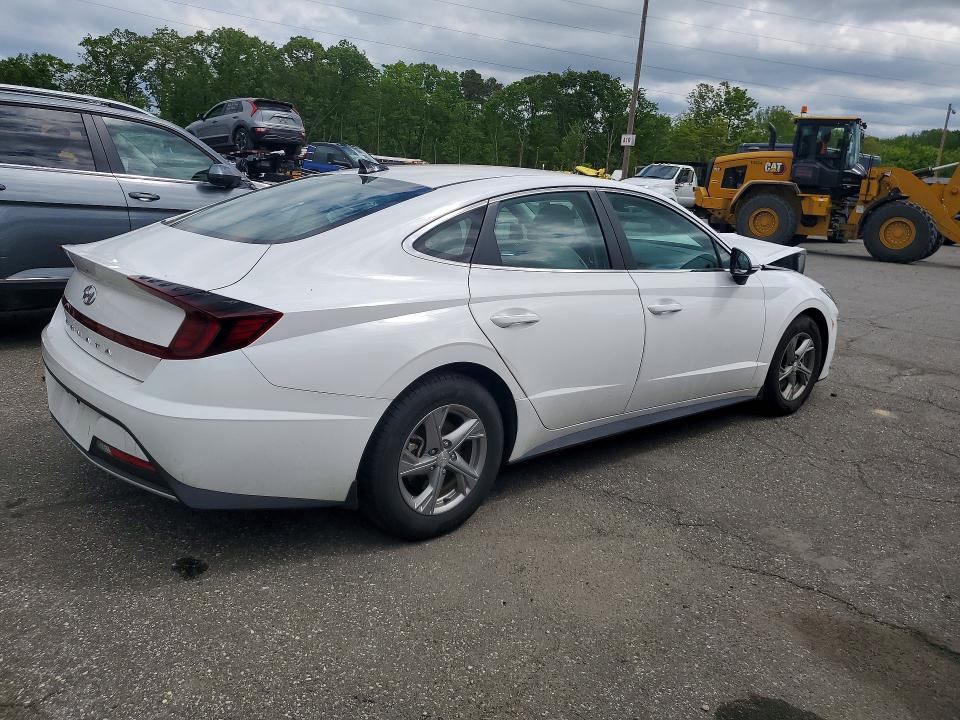 2023 Hyundai Sonata VIN KMHL24JA2PA258882 COPART salvage auction — FRONT END, NJ - CERT OF TITLE-SALVAGE, sold $4,100 on 2026-07-28 (photo 3)