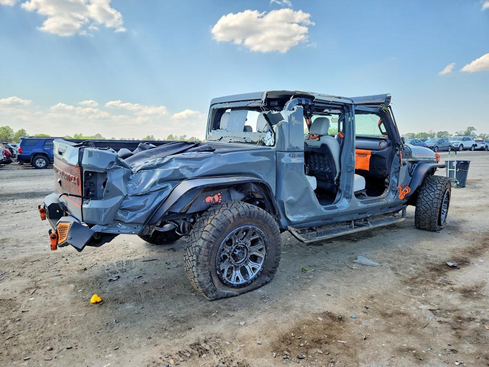 2022 Jeep Gladiator VIN 1C6JJTEG7NL167784 COPART salvage auction — ROLLOVER, Va - Cert Of Title - Salvage, sold $8,800 on 2026-07-08 (photo 3)
