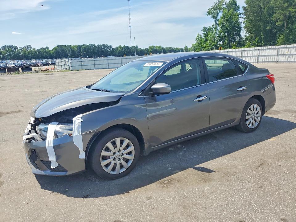 2017 Nissan Sentra VIN 3N1AB7AP6HY355066 COPART salvage auction — FRONT END, Nc - Salvage Certificate Of Title, sold $1,200 on 2026-07-02 (photo 1)