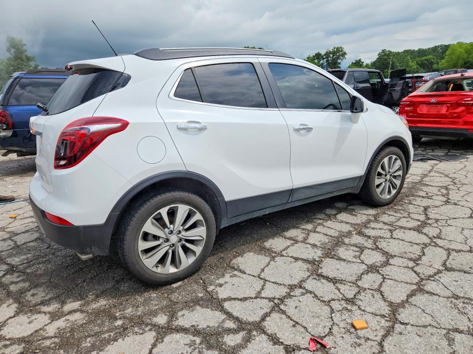 2020 Buick Encore VIN KL4CJASB6LB077473 COPART salvage auction — HAIL, Mo - Salvage Certificate Of Title, sold $4,950 on 2026-07-27 (photo 3)