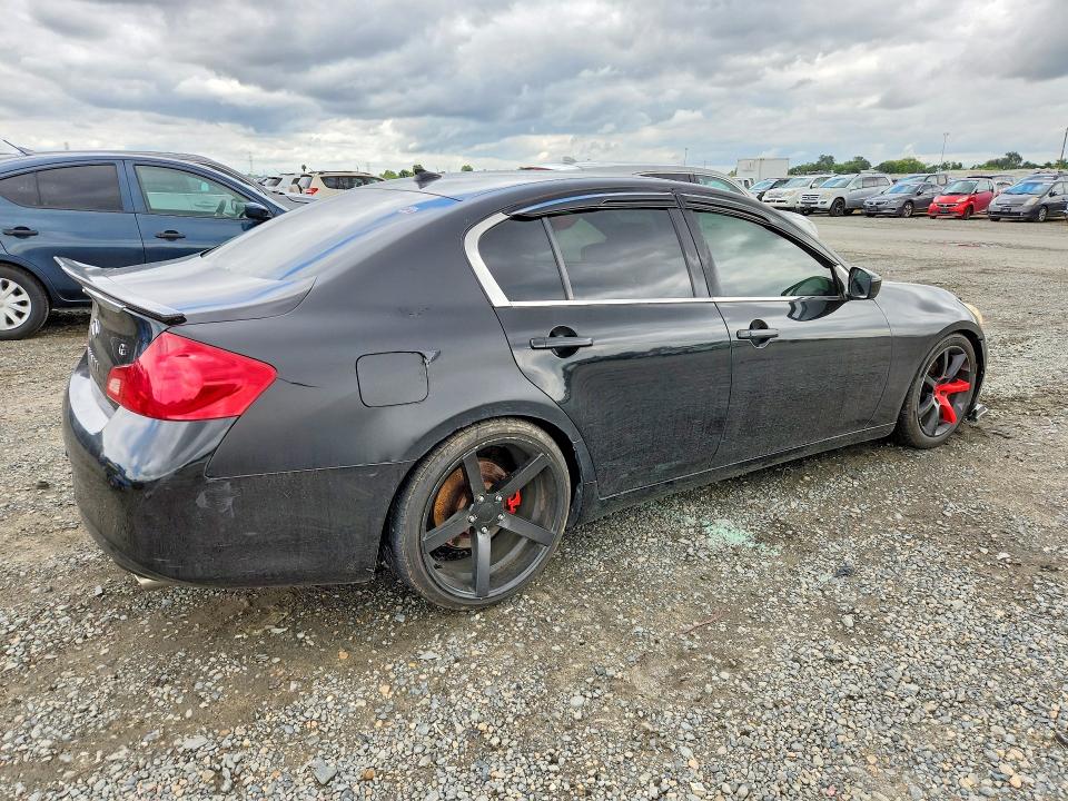 2012 Infiniti G VIN JN1DV6AP9CM810938 COPART salvage auction — SIDE, Ca - Salvage Certificate, sold $750 on 2026-07-07 (photo 3)