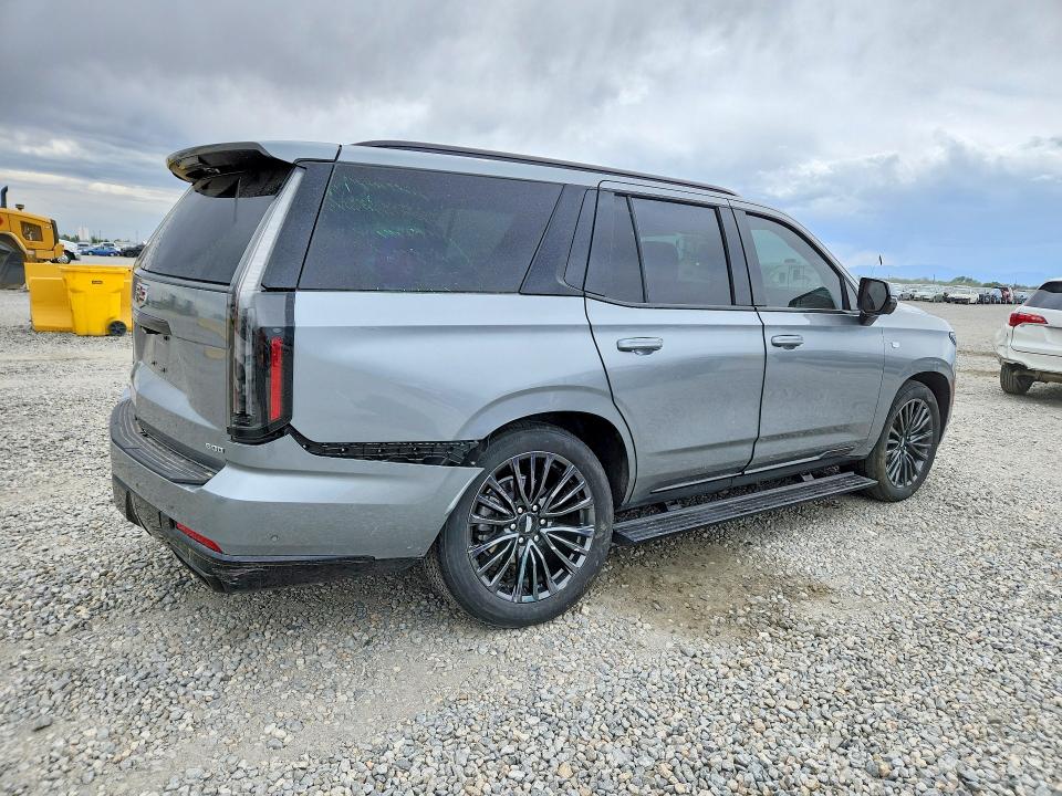 2025 Cadillac Escalade VIN 1GYS9GRL4SR273049 COPART salvage auction — REAR END, Salvage Title, sold $79,000 on 2026-07-09 (photo 3)