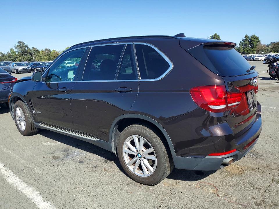 2015 BMW X5 VIN 5UXKR0C54F0P14842 COPART salvage auction — FRONT END, Ca - Salvage Certificate, sold $2,600 on 2026-07-06 (photo 2)