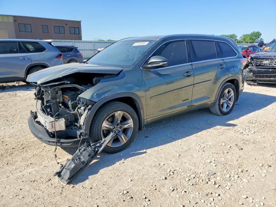 2016 Toyota VIN 5TDDKRFHXGS270910 COPART salvage auction — FRONT END, MO - SALVAGE CERTIFICATE OF TITLE, sold $6,900 on 2026-07-28 (photo 1)