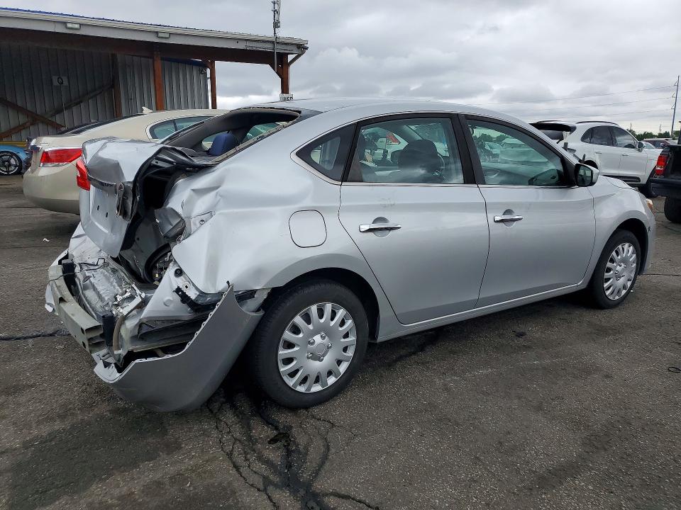 2016 Nissan Sentra VIN 3N1AB7AP4GY290832 COPART salvage auction — REAR END, Co - Public - Salvage Title, sold $375 on 2026-07-09 (photo 3)