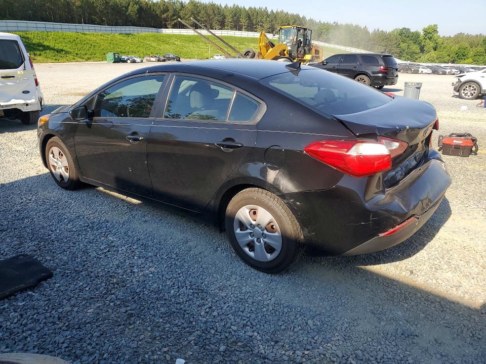 2016 Kia Forte VIN KNAFK4A65G5536483 COPART salvage auction — REAR END, Nc - Salvage Certificate Of Title, sold $1,250 on 2026-07-16 (photo 2)