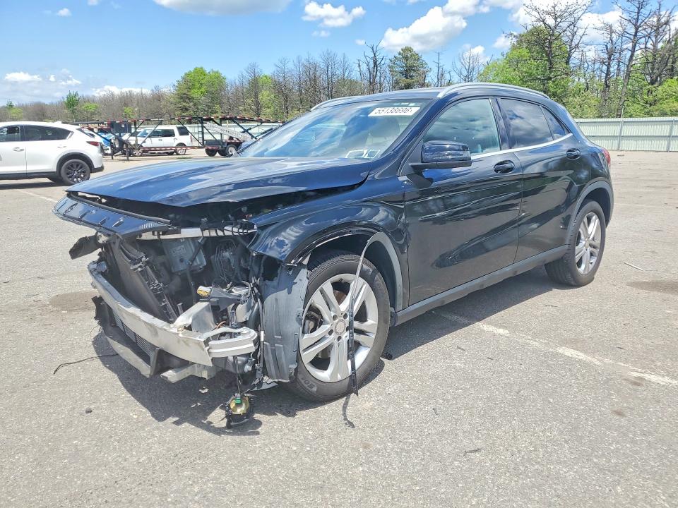 2017 Mercedes-benz VIN WDCTG4GB7HJ281169 COPART salvage auction — FRONT END, Ny - Mv-907A Salvage Certificate, sold $2,350 on 2026-07-06 (photo 1)