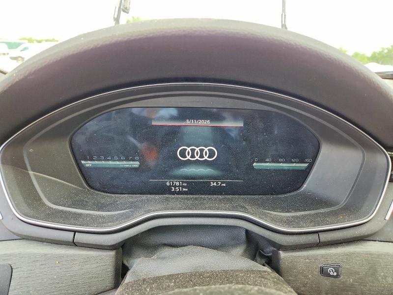 2024 Audi A4 VIN WAUEAAF41RN006227 COPART salvage auction — FRONT END, ID - SALVAGE CERTIFICATE OF TITLE, sold $5,700 on 2026-07-28 (photo 9)