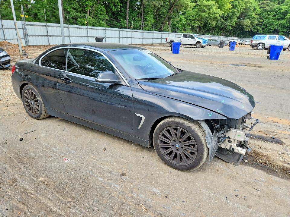 2015 BMW 4er VIN WBA3V7C51FP772731 COPART salvage auction — FRONT END, GA - CERT OF TITLE-SALVAGE, sold $3,450 on 2026-07-10 (photo 4)