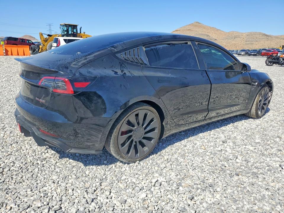 2023 Tesla Model 3 VIN 5YJ3E1EC2PF410897 COPART salvage auction — FRONT END, Nv - Salvage Title, sold $9,200 on 2026-07-20 (photo 3)