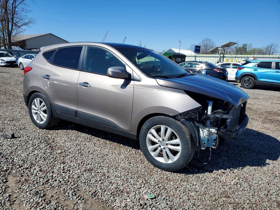 2013 Hyundai VIN KM8JU3AC8DU600228 COPART salvage auction — FRONT END, Salvage Title, sold $1,750 on 2026-07-22 (photo 4)