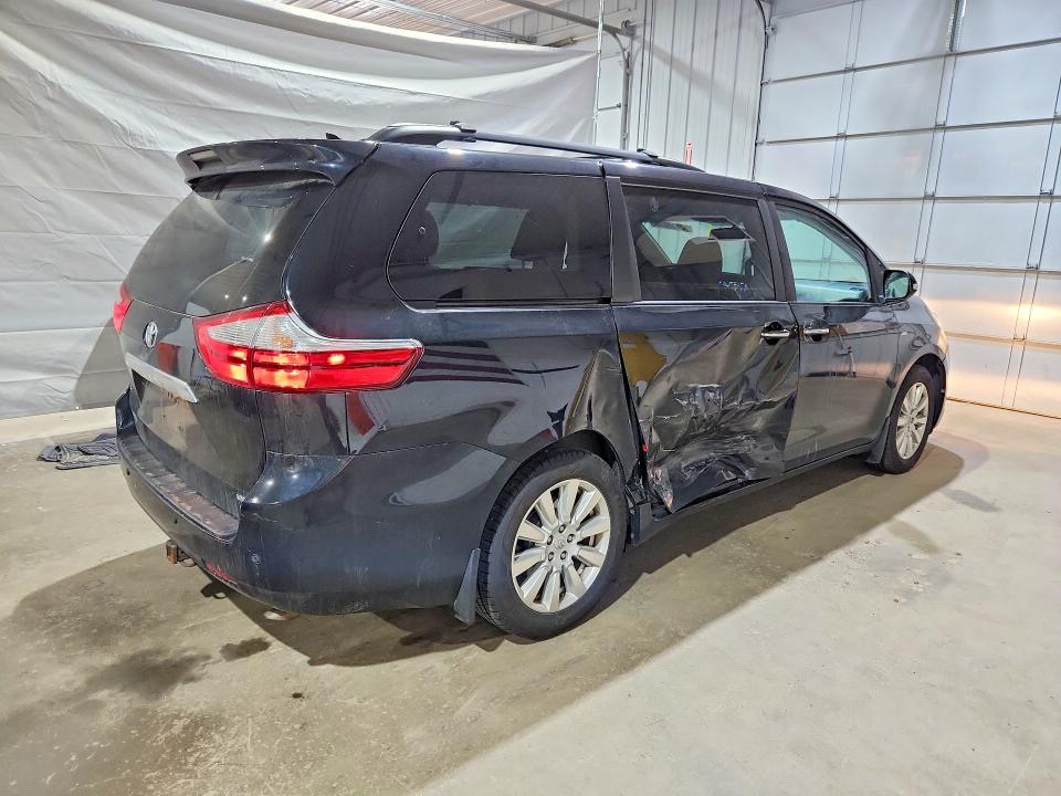 2017 Toyota Sienna VIN 5TDDZ3DC0HS184328 COPART salvage auction — SIDE, Nh - Cert Of Title-Salvage, sold $1,300 on 2026-07-21 (photo 3)