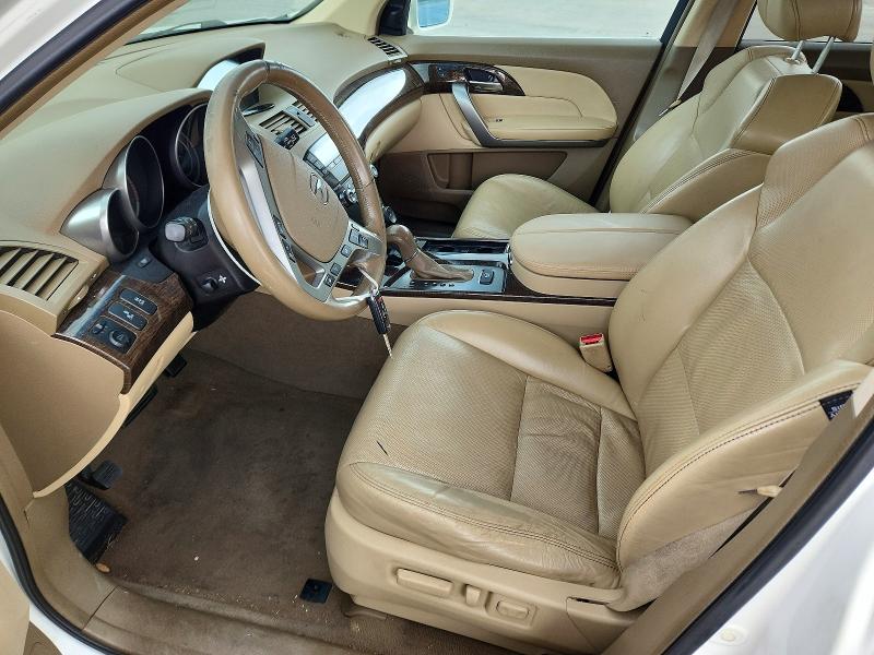 2013 Acura Mdx VIN 2HNYD2H62DH519963 COPART salvage auction — FRONT END, Tx - Salvage Vehicle Title, sold $1,700 on 2026-07-02 (photo 7)