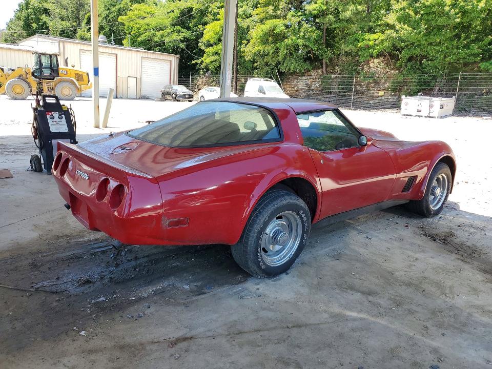 1981 Chevrolet Corvette VIN 1G1AY8766BS429715 COPART salvage auction — MINOR DENT/SCRATCHES, Va - Certificate Of Title, sold $8,600 on 2026-07-28 (photo 3)