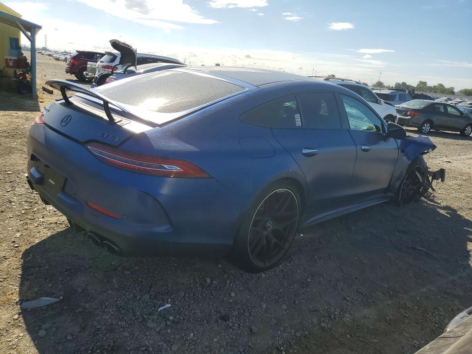 2022 Mercedes-benz AMG GT VIN W1K7X6BB7NA053698 COPART salvage auction — FRONT END, Ca - Salvage Certificate, sold $18,600 on 2026-07-02 (photo 3)