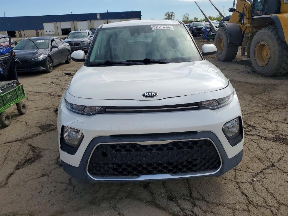 2021 Kia Soul VIN KNDJ23AU8M7765133 COPART salvage auction — FRONT END, Mi - Certificate Of Title, sold $5,800 on 2026-07-10 (photo 5)