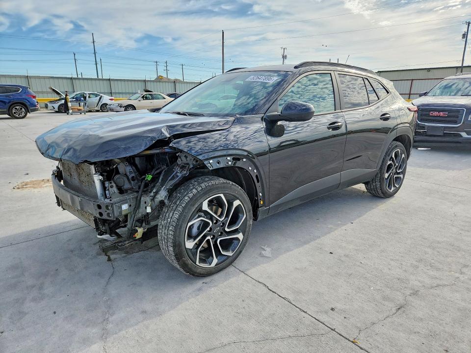 2025 Chevrolet VIN KL77LJEP5SC205006 COPART salvage auction — FRONT END, Tx - Salvage Vehicle Title, sold $7,100 on 2026-07-10 (photo 1)
