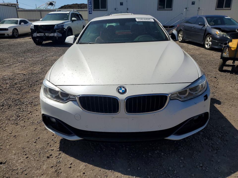 2016 BMW 4er VIN WBA3V7C54G5A28248 COPART salvage auction — SIDE, Hi - Certificate Of Salvage, sold $3,650 on 2026-08-17 (photo 5)