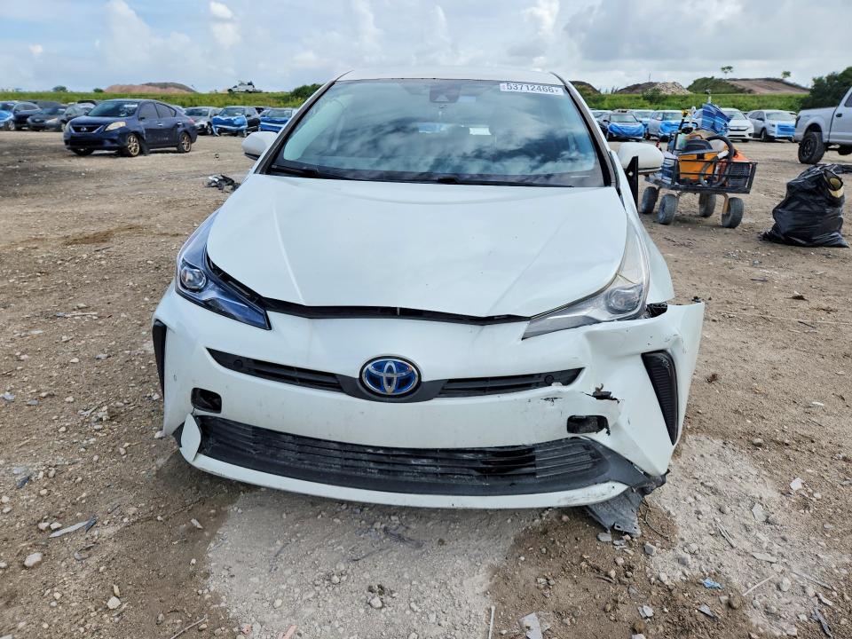 2019 Toyota Prius VIN JTDKARFU4K3083325 COPART salvage auction — FRONT END, FL - CERT OF TITLE SLVG REBUILDABLE, sold $3,700 on 2026-07-02 (photo 5)